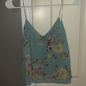 aeropostale floral tank size small